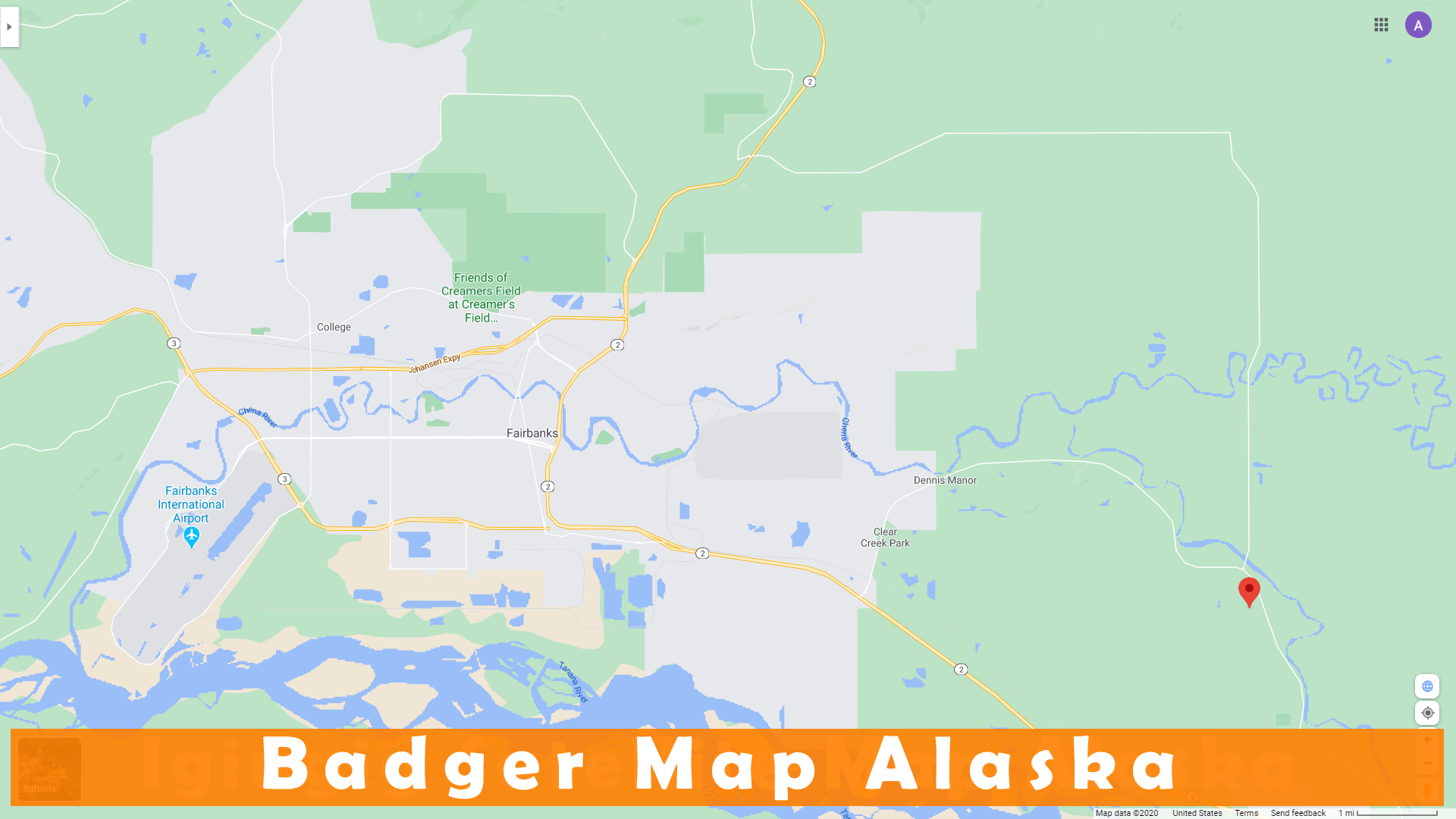 Badger map